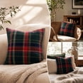 thumbnail image 5 of Christmas Vintage Tartan Plaid Pillow, Christmas Throw Pillow, Sofa Bedroom Holiday Decor Pillow, 5 of 7