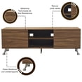 thumbnail image 2 of Mueble para TV Hogare Italy Parota Centro de entretenimiento HOGARE Italy, 2 of 11