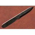 thumbnail image 6 of 8.25" Spey point blank blade, hand forged Damascus steel knife with 4" cutting, 6 of 6