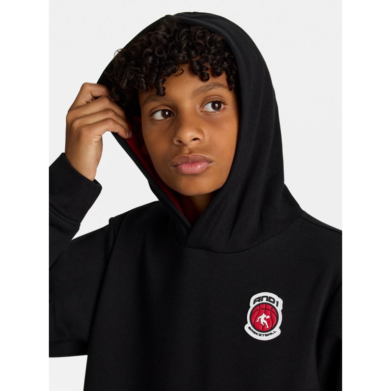 AND1 Boys' Athletic Graphic Fleece Hoodie photo 2