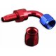 thumbnail image 2 of Aluminium Fitting Adaptor Connector Dash Hose Connection Fitting 90 Degree AN10 (7/8 Inch UNF) Red red AN10, 2 of 2