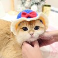 thumbnail image 4 of Chapeau Tricoté pour Chat, Chapeau de Dressing Croisé, 4 of 8