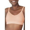 thumbnail image 2 of Amoena Womens Eliza Wire-Free Front Closure Pocketed Mastectomy Bra - Comfortable, Adjustable Wide Straps Rose Nude X-Large, 2 of 3