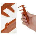 thumbnail image 3 of Unique Bargains 1 Pce Mini Règle de Mesure pour Sourcils Double Échelle Outil de Mesure 4.13"x1.73 Pouces Rouge, 3 of 6