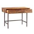 thumbnail image 4 of TOV Furniture Bushwick 31.8" H Bois de Transition Mini Bureau en Brun Foncé, 4 of 6