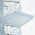 thumbnail image 5 of Ataucjin Standing Large Bird Cage, Wrought Iron Flight Bird Cage with Rolling Stand and Slide Out Tray, Parakeet Cage Bird Cage for Parrots, Macaw, Cockatiels, Canary, Finch, Lovebirds, Pigeons, 5 of 9