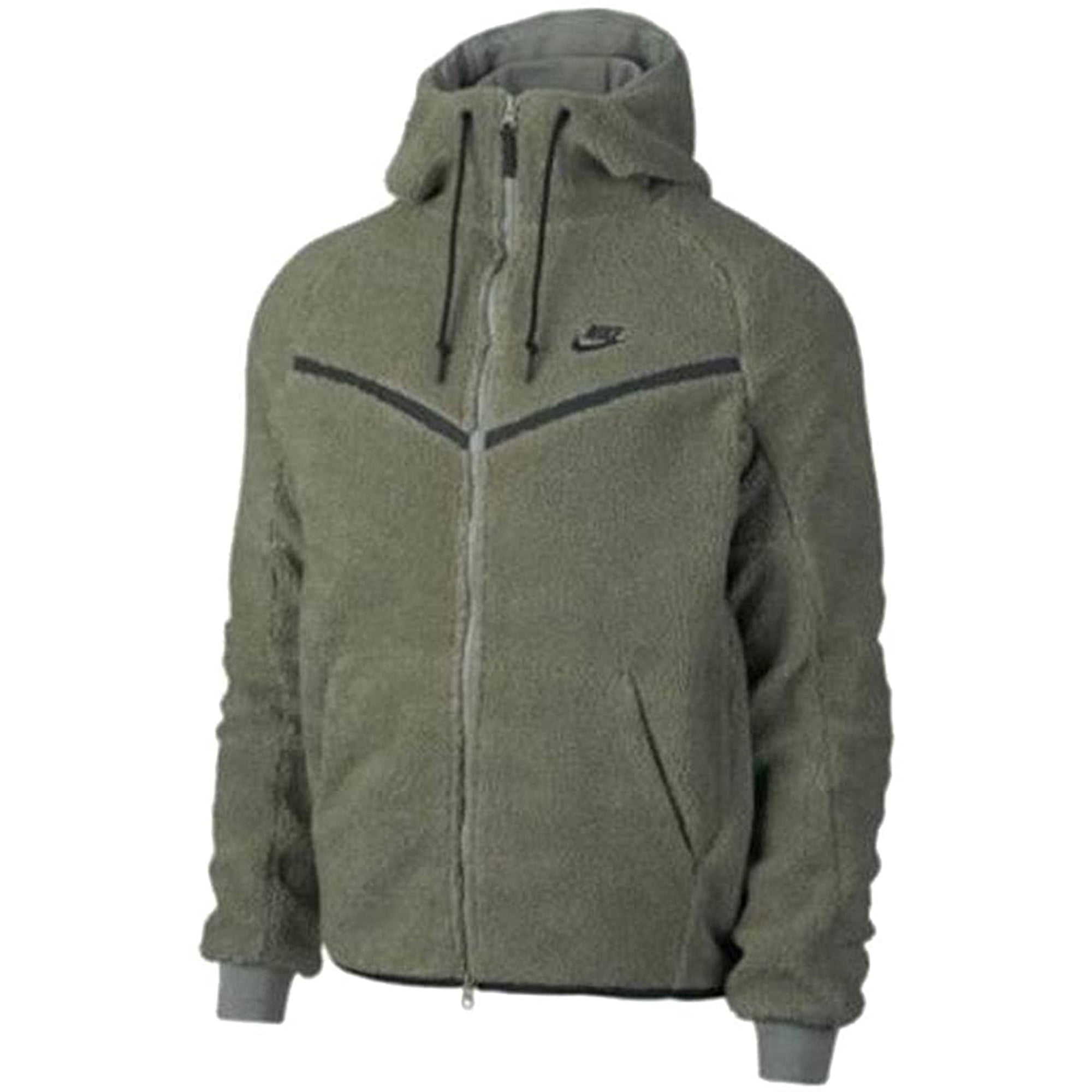 nike tech fleece windrunner hoodie green