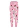 thumbnail image 2 of Gibobby pantalones de yoga Pantalones de entrenamiento para mujer, cintura media, pantalones largos sólidos, pantalones deportivos casuales sueltos (Rosa, L), 2 of 4