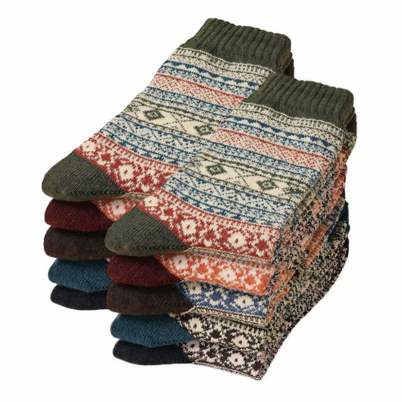 TELOLY 10Pairs Thermal Socks for Men,39-44 Yards Men Socks,Warm for Fall/Winter Warm Socks for Men,Combination1