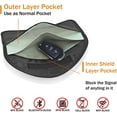 thumbnail image 2 of Bolsa de bloqueo de señal, bolsas de Faraday para teléfonos, bolsa de Faraday, funda de protección de jaula, funda de teléfono para teléfono móvil, protección de privacidad, llave de coche, antis, 2 of 5