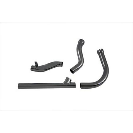 2 into 1 Exhaust Pipe Chrome Header Set,for Harley Davidson,by (Best 2 Into 1 Exhaust For Harley Softail)