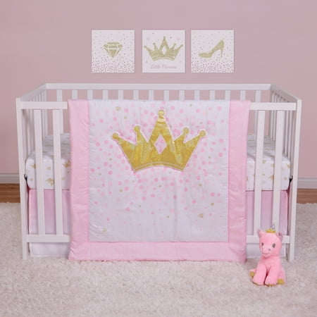 UPC: 0846216021817 | Tiara Princess 4 Piece Crib Bedding Set