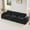 Black, variant on 80.3'' Oversized Chaise Lounge, Velvet Modular Boneless Couch, Sleeper Sofa Bed Queen, Plush Cloud Sectional Couches with 2 Ottomans for Living Room, Small Spaces, No Assembly Required, Red