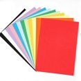 thumbnail image 1 of 100 tarjetas de papel de colores, cartulina A4 de 180 g/m², papel para impresora infantil, ideal para manualidades, scrapbooking, tarjetas de Navidad, invitaciones e impresión de oficina., 1 of 5