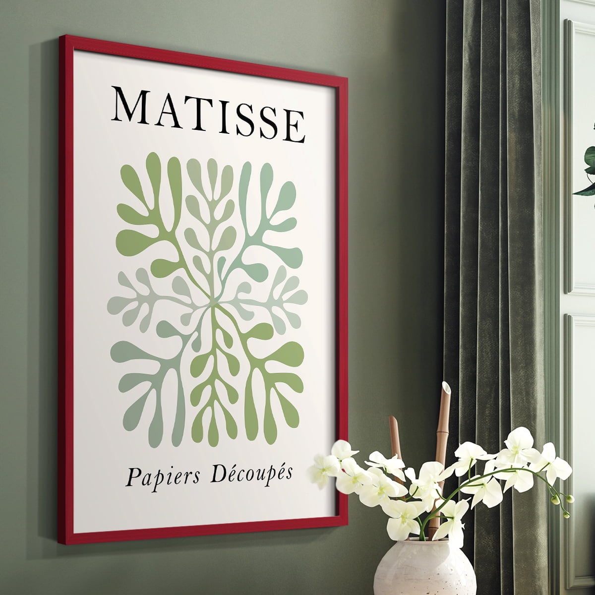Matisse CCLXXXIII in Solid Wood 8 x 10 Framed Print