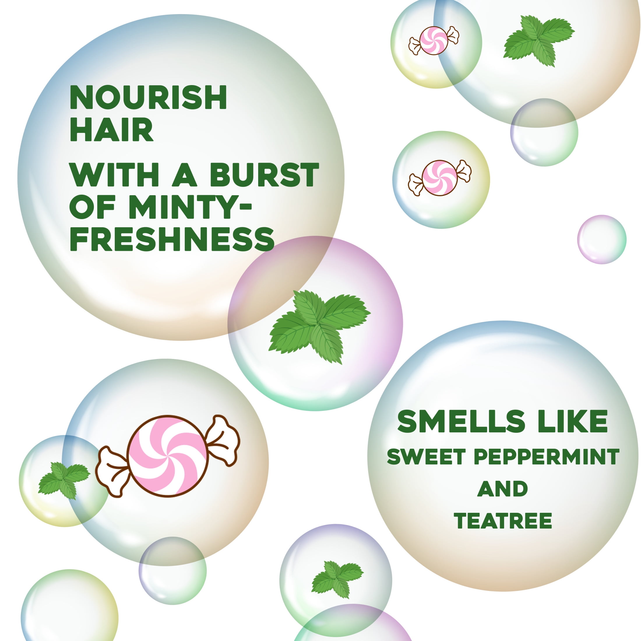 OGX Hydrating + Tea Tree Mint Nourishing & Invigorating Daily Shampoo and Conditioner Set, 25.4 fl oz