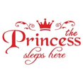 thumbnail image 6 of Jierger Princess Home Decor Wall Sticker Decal Bedroom Door Vinyl Art Mural for Kids Girls Bedroom Living Room Nursery Home Background Decoration 11x19CM, 6 of 6