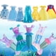 thumbnail image 2 of Disfraz de princesa Disney para niña, vestido de sirena, Ariel, Frozen, Elsa, Anna, Halloween, Blancanieves, Bella, ropa de Cosplay, 2 of 5