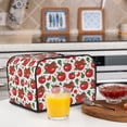thumbnail image 6 of Honeii Hand Drawn Tomatoes Print 4 slice Toaster Cover, Two Slice Toaster Dust-proof Cover For Kitchen Small Appliance and Fingerprint Protection, 6 of 7