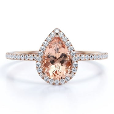 1 Carat Princess Cut Moissanite Engagement Ring - Bridal Set - Double ...