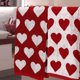 thumbnail image 5 of 2 toallas de mano para el día de San Valentín, de algodón, con corazones rojos, blancos, toallas de baño decorativas y absorbentes para secar la limpieza, cocinar, 29.5 x 13.4 pulgadas, 5 of 5