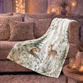 thumbnail image 6 of Serene Woodland Deer Squirrel Forest Scene Rustic Nature, Peaceful Woodland Scene, Warm Flannel Blanket for Cabin and Lodge, Wildlife Lovers Housewarming Gift, Rustic Home Decor, 6 of 9