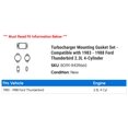 thumbnail image 2 of Turbocharger Mounting Gasket Set - Compatible with 1983 - 1988 Ford Thunderbird 2.3L 4-Cylinder 1984 1985 1986 1987, 2 of 2