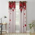 thumbnail image 4 of Hawaii Garden Trees Valance Window Curtains for Living Room Bedroom Kitchen Home Ready-made Youth Room Window Curtains, 4 of 7