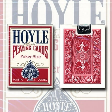 1 Deck Hoyle Standard Poker Playing Cards Red Brand New