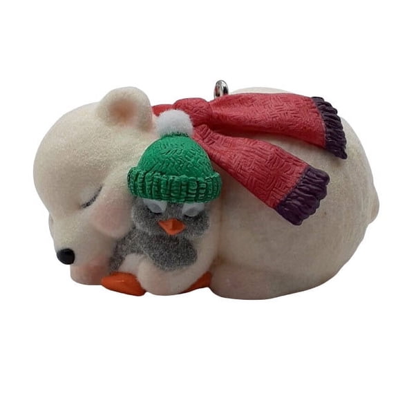 Hallmark 2001 A Little Nap Snowball and Tuxedo Keepsake Ornament