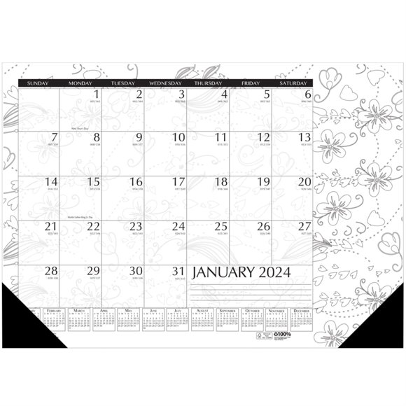 House of Doolittle Doodle Monthly Desk Pad