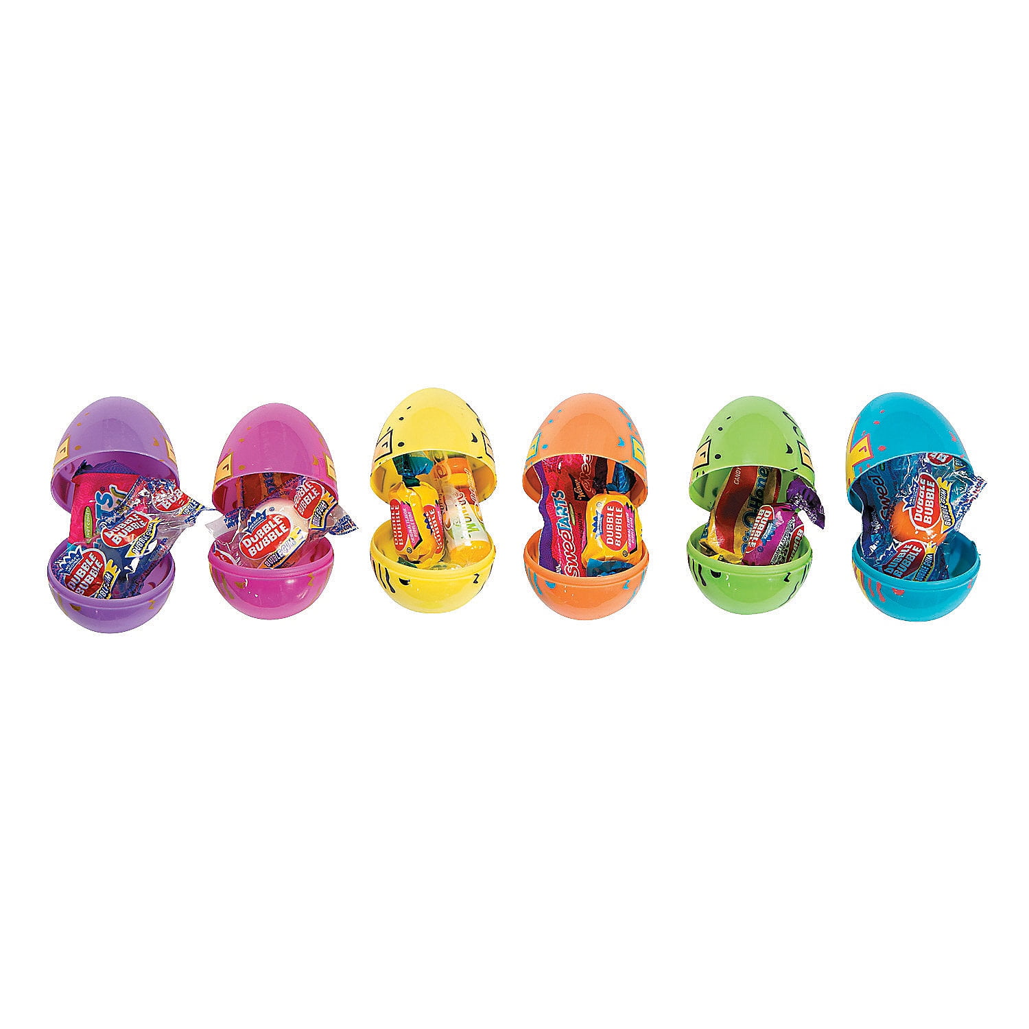 Fun Express Candy-Filled Religious Eggs, 24Pack, Bright Colors