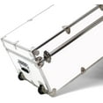 thumbnail image 4 of Rhino Trunk & Case Large Essential College Trunk with Wheels - Secure Dorm Storage Chest - Ideal Footlocker for Students - Strong Trunks with 1000+ Pound Sitting Capacity 32"x18"x14" (White), 4 of 9