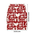 thumbnail image 3 of BallsFHK Valentine's Day Table Flag Red Love Home Decoration Table Flag Tablecloth, 3 of 4