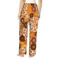 thumbnail image 3 of Bingfone Pajamas For Women,Hippie Ditsy Floral Pajama Pants With Pockets-X-Large, 3 of 9