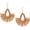 Brown Teardrop, variant on Boho Summer Beach Earrings for Women Lightweight Straw Wicker Earring Statement Raffia, Style J4051