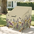thumbnail image 6 of Renewold Waterproof Patio Chair Covers UV Resistant All Weather Protection Lawn Chair Covers Perfect for Patio, Deck, and Porch, 32"W x 35"D x 36"H, Butterfly Dragonfly Daisy Floral, 6 of 7