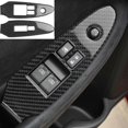 thumbnail image 3 of BAMILL 2PCS For Nissan 370Z 2009-20 Carbon Fiber Interior car door Lift Panel Trim, 3 of 7