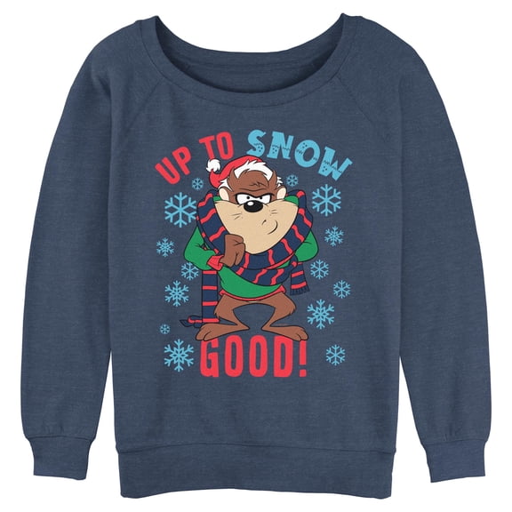 Juniors Looney Tunes Up To Snow Good Sweatshirt