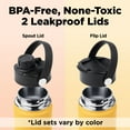 thumbnail image 5 of ThermoProof 18oz Amber Stainless Steel Insulated Water Bottle, Wide Mouth, Leakproof, Reusable, Dishwasher Safe, 5 of 10