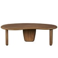 thumbnail image 6 of Modway Vetra Kidney-Shaped Free Coffee Table in Brown, 6 of 8
