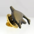thumbnail image 2 of PinMart's Antique Gold Dolphin Sea Animal Lapel Pin, 2 of 3