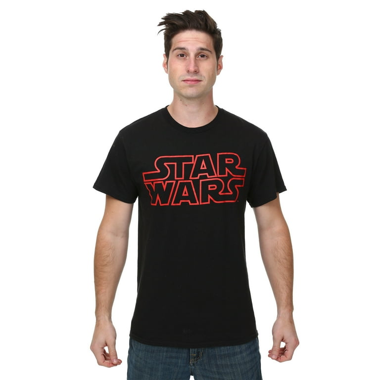 komplikationer Skat titel Star Wars Classic Logo Red Outline T-Shirt - Walmart.com
