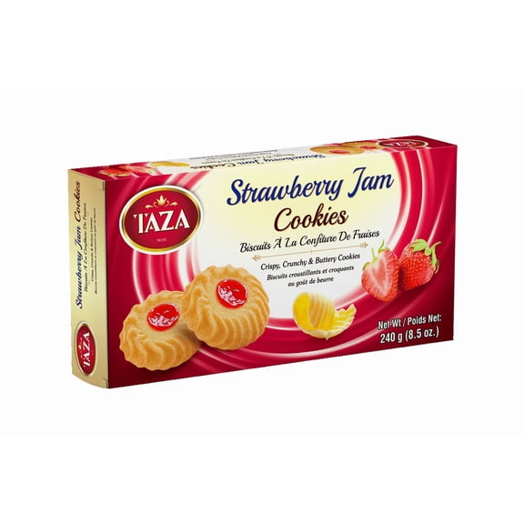 Taza Cookies - Strawberry Jam 240Gm