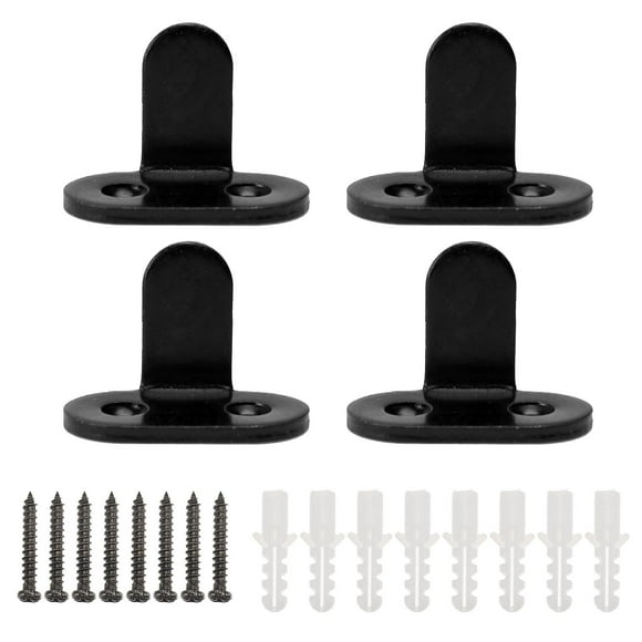 2 Sets Door Stopper Barn Door Track Sliding Door Bracket Sliding Closet Door Guide Barn Door Roller Guide