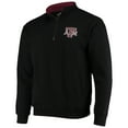 thumbnail image 2 of Men's Colosseum Black Texas A&M Aggies Tortugas Logo Quarter-Zip Jacket, 2 of 3