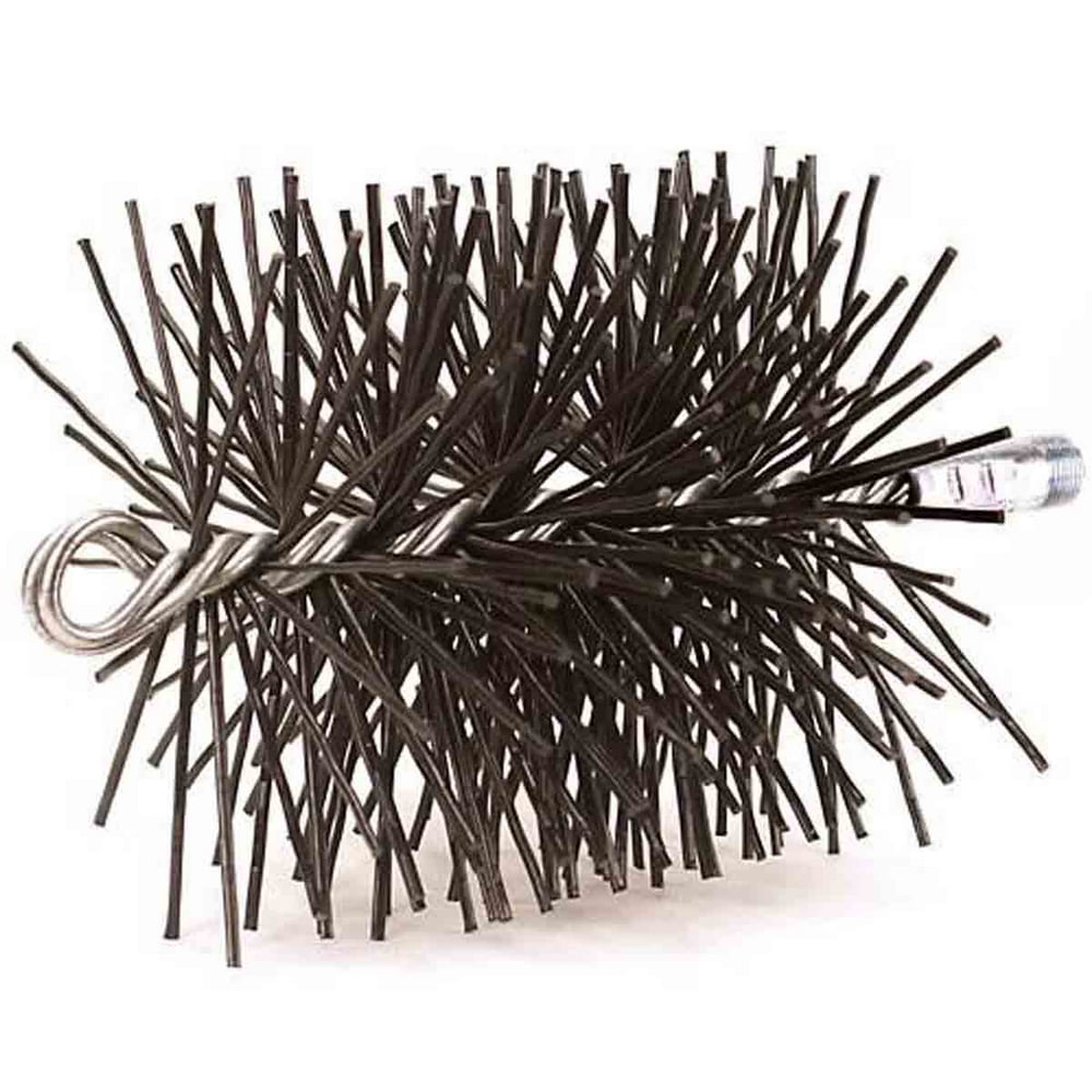 9'' Round HeavyDuty (Poly) Chimney Brush 3/8'' NPT