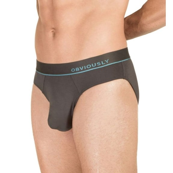 Men's Obviously A02-1B PrimeMan AnatoMAX Brief (Titanium M)