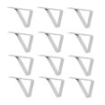 thumbnail image 1 of Pinces de Table de Pique-Nique, 12 Pcs Pinces à Nappe en Acier Inoxydable Pinces à Nappe de Camping Éprouvées, 1 of 14