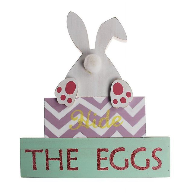 Yellow Lindo conejo conejito esconde los huevos decoraciones de Pascua adorno de boda para el Día de San Valentín artesanía Diy